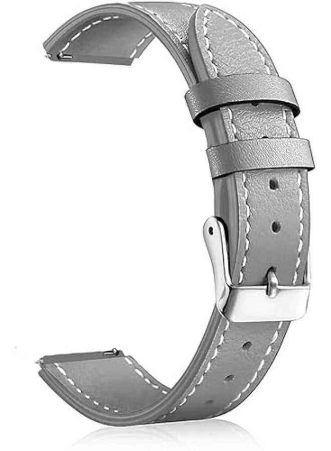 ACLIX Strap Compatible with Huawei Watch GT4 Replacement Wrist Band, 22mm Replacement Leather Braided Composite Watch Strap, Compatible with Huawei Watch GT4/ GT3/ GT3 Pro 46mm (Grey) - Image 1